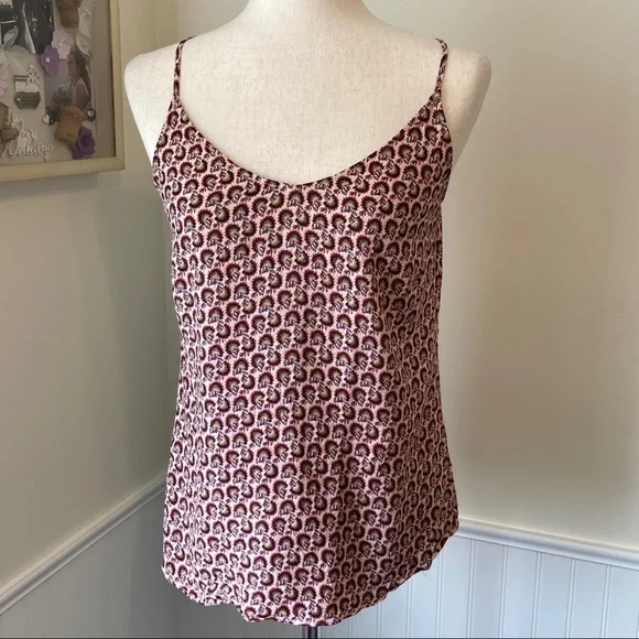 CABI Poem Cami Pink & Red Sz Large #5737 NWOT - Picture 2 of 5